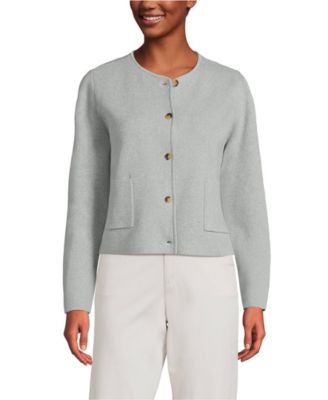 Women's Fine Gauge Cotton Milano Blazer Sweater