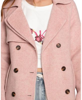 Women's Wanna Be Loved Wool Blend Peacoat