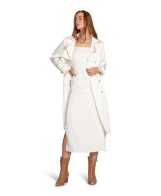 Women's Love Language Satin Trench