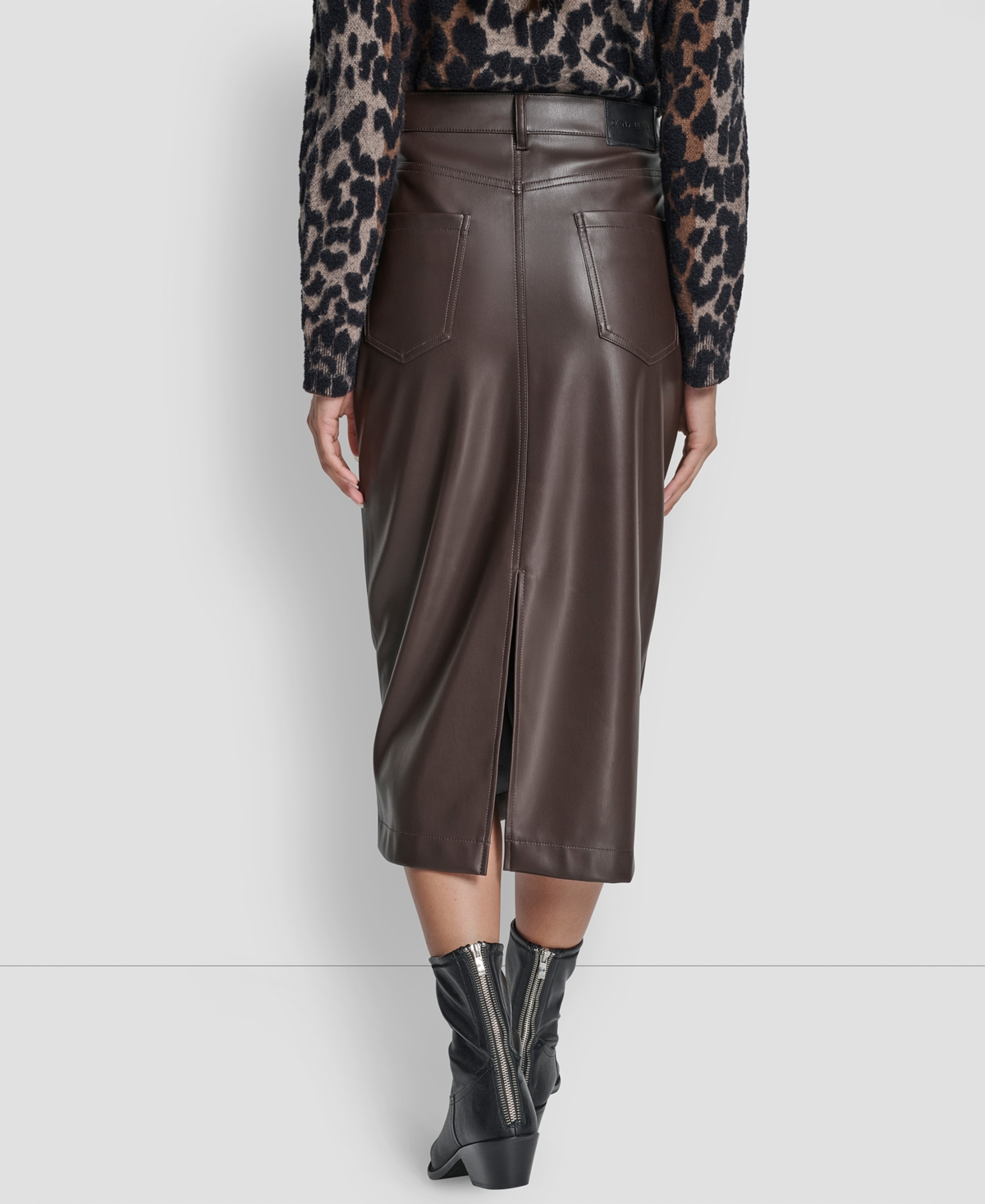 Dkny Jeans Women's Column A-line Midi Skirt