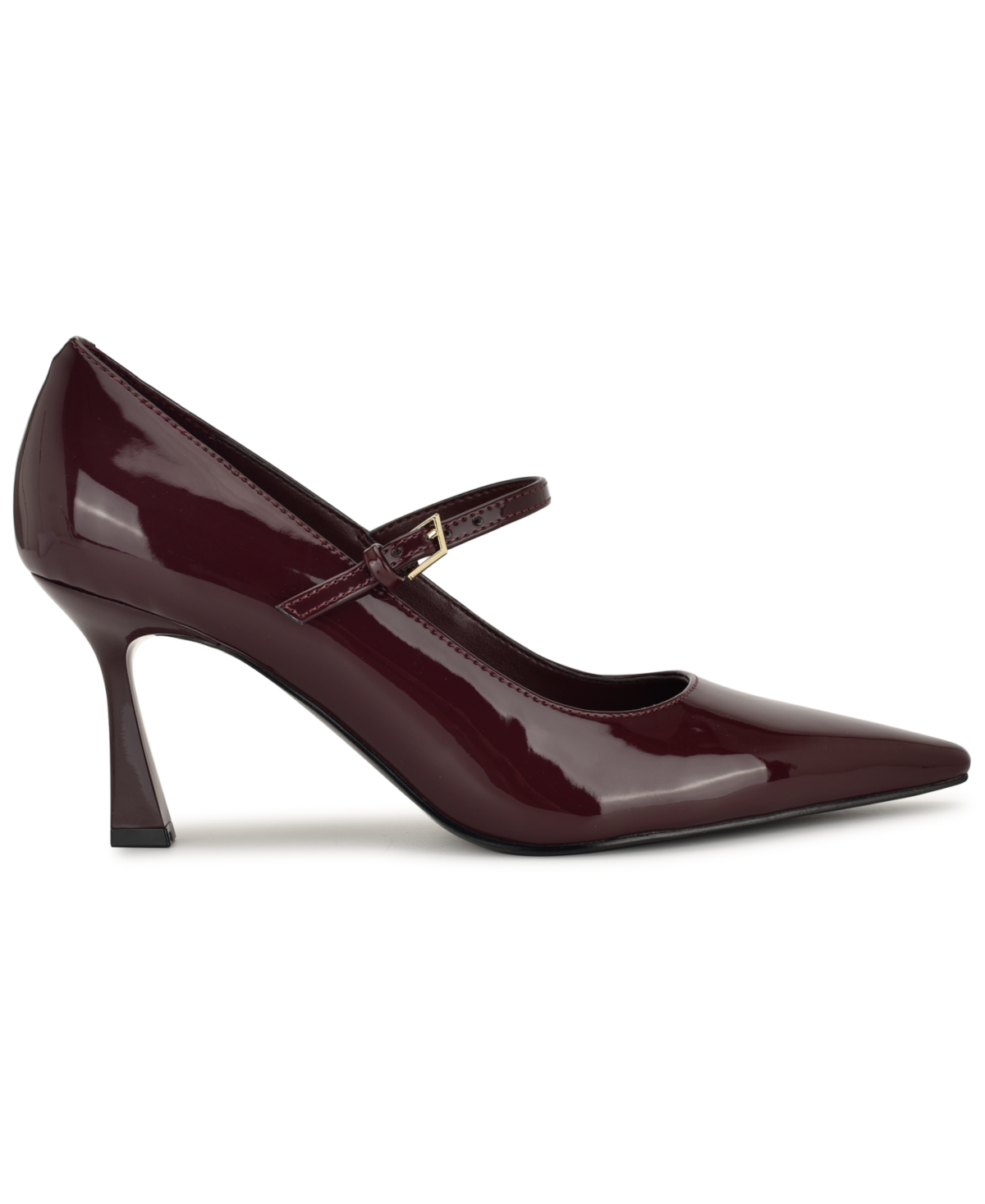Nine West Jinnie Pointed Toe Pump In Burgundy