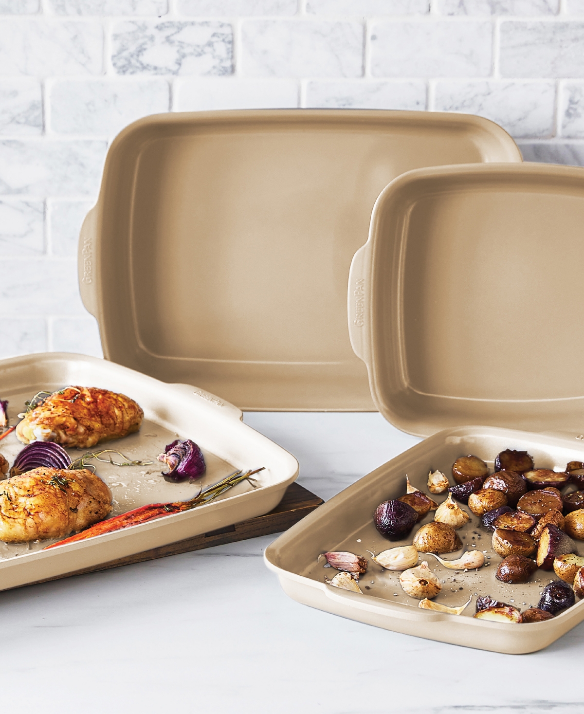 GreenPan Premiere Ceramic Nonstick Ovenware 4-Pc. Set