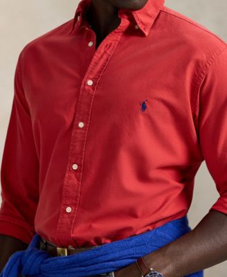 Men's Big & Tall Garment-Dyed Oxford Shirt