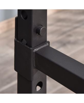 Adjustable Power Tower Dip Station Pull Up Bar Squat Rack