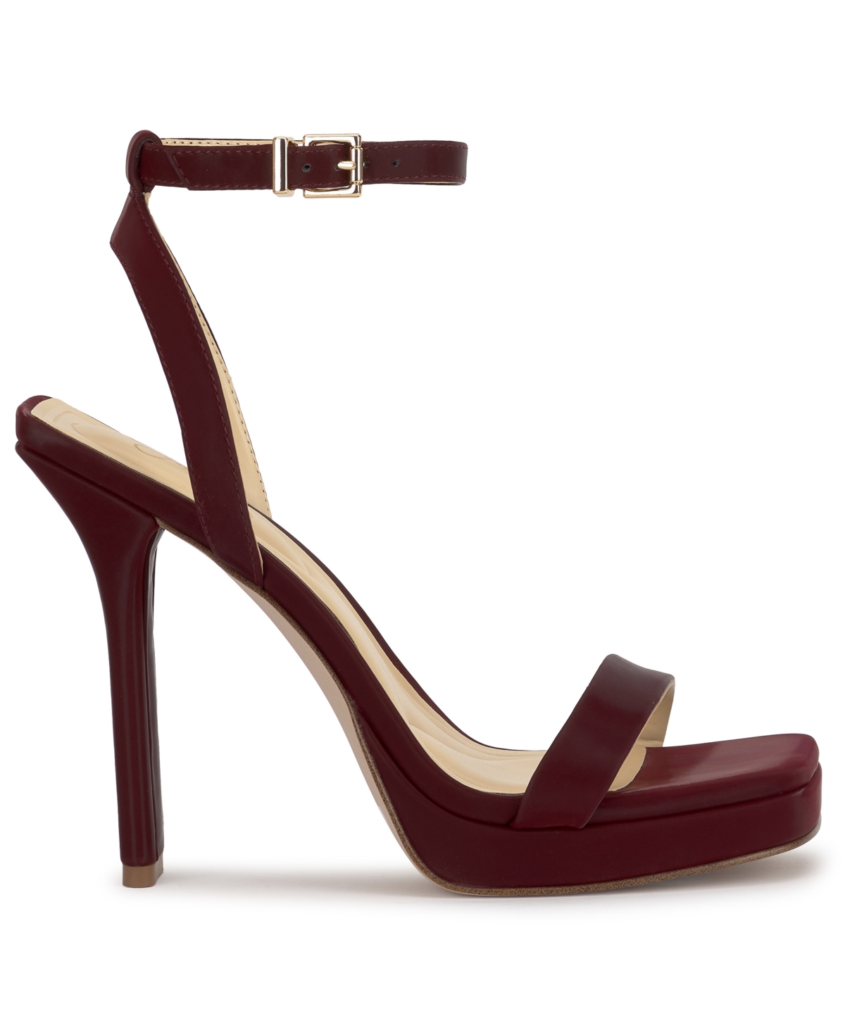 Jessica Simpson Adonia Ankle Strap Platform Sandal In Red