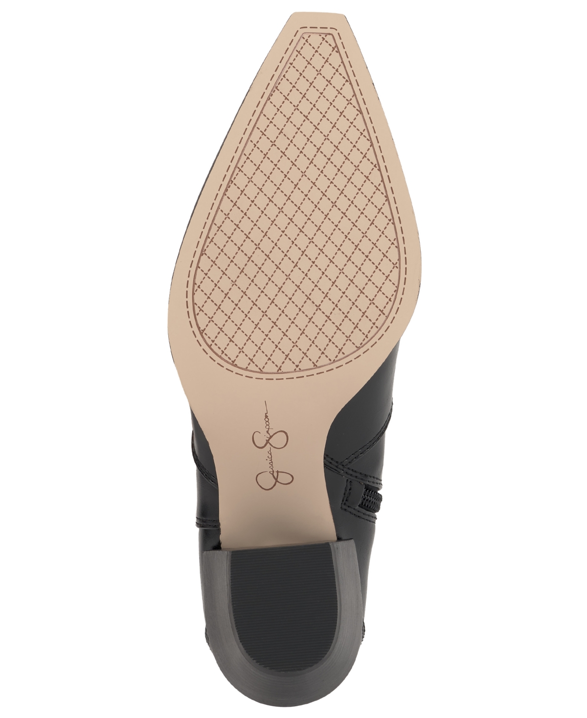 Jessica Simpson Helvona Pointed Toe Bootie In Black