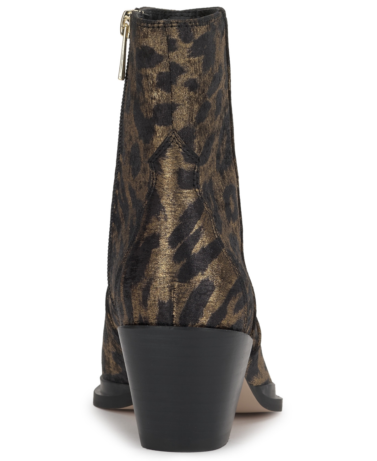 Jessica Simpson Helvona Pointed Toe Bootie In Animal Print