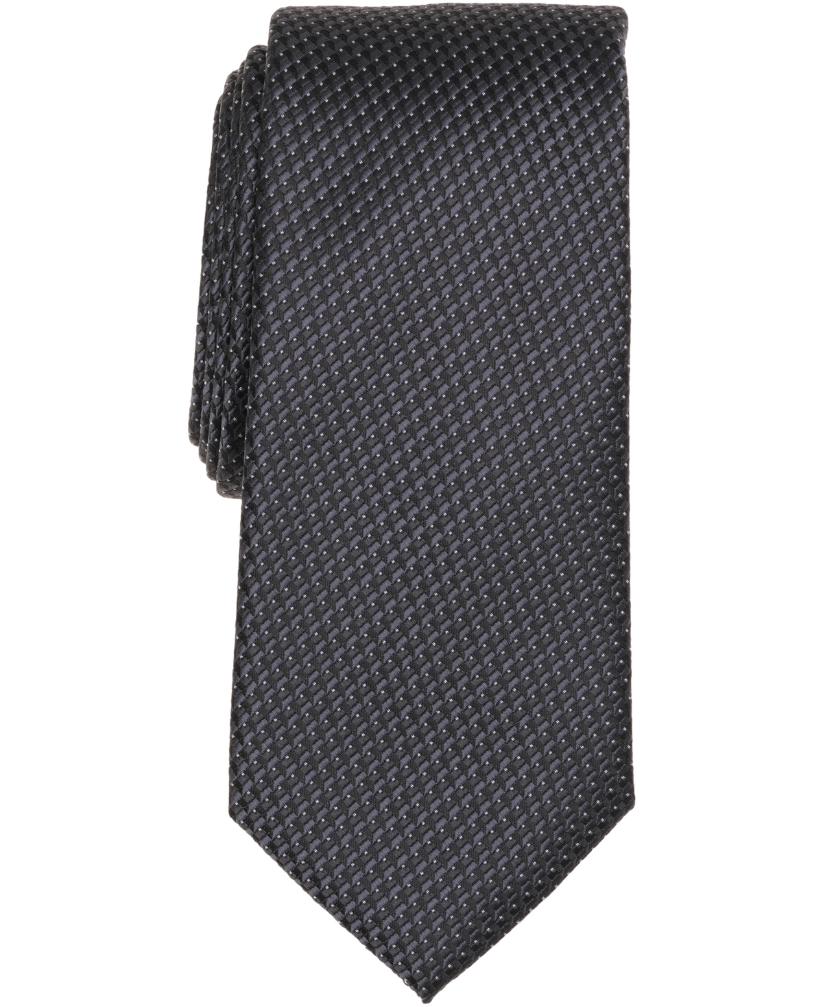 Perry Ellis Portfolio Men's Conder Mini Tie In Black