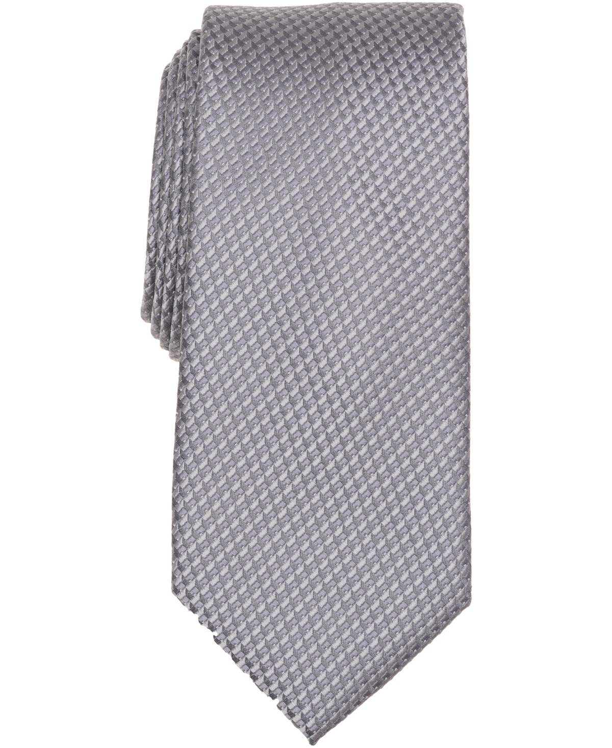 Perry Ellis Portfolio Men's Conder Mini Tie In Gray