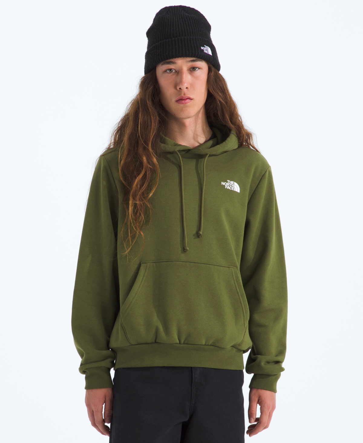The North Face Men's Evolution Box Never Stop Exploring Hoodie In Green