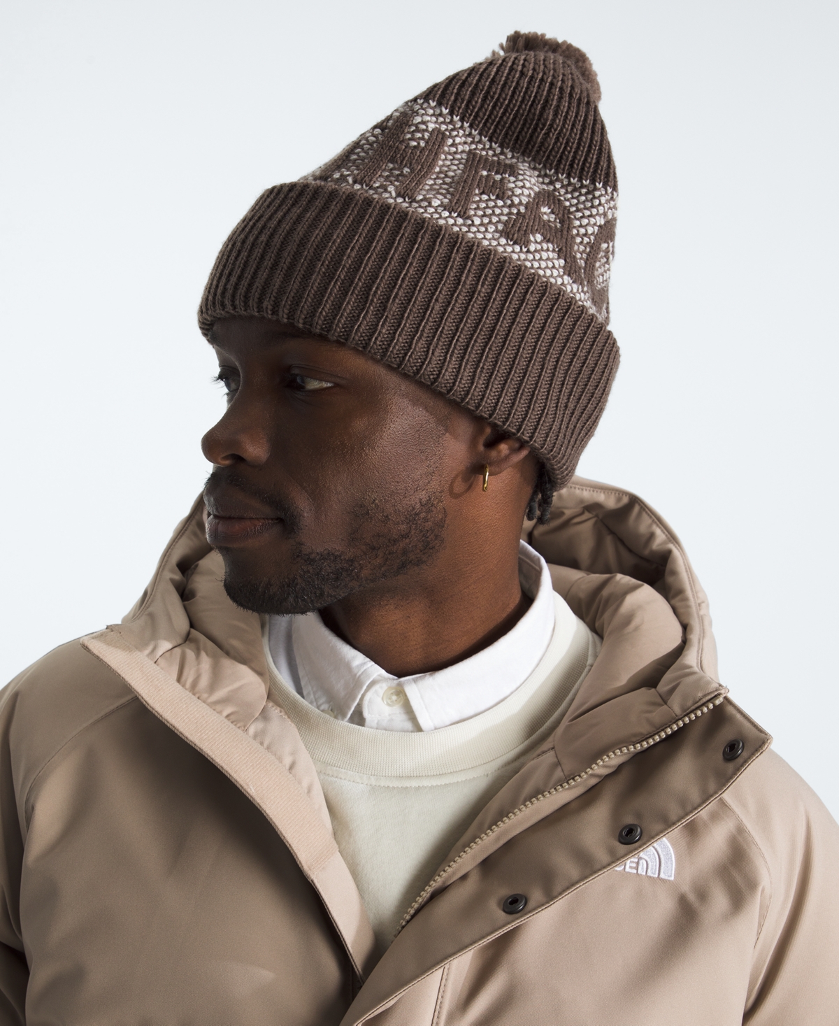 The North Face Men's Retro Cabin Beanie In Brown