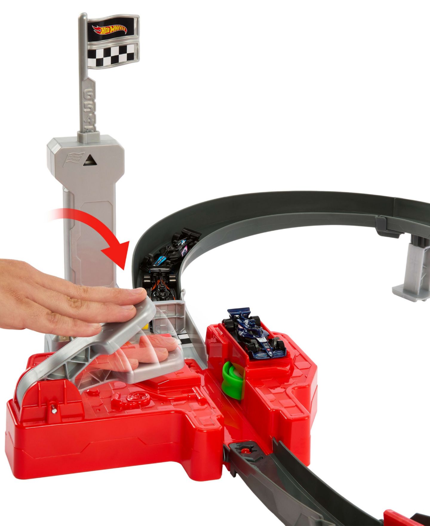 Детские игрушки Hot Wheels 1:64 Scale Formula 1 Sprint Race Circuit Track Set — фото 2