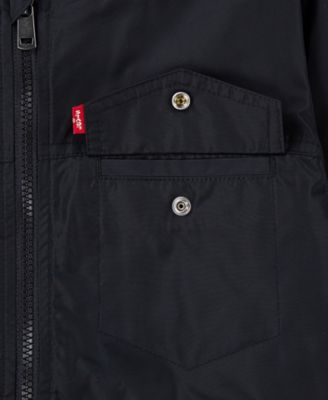 Boys' 8-20 Shiny Mesh Lined Bomber Jacket