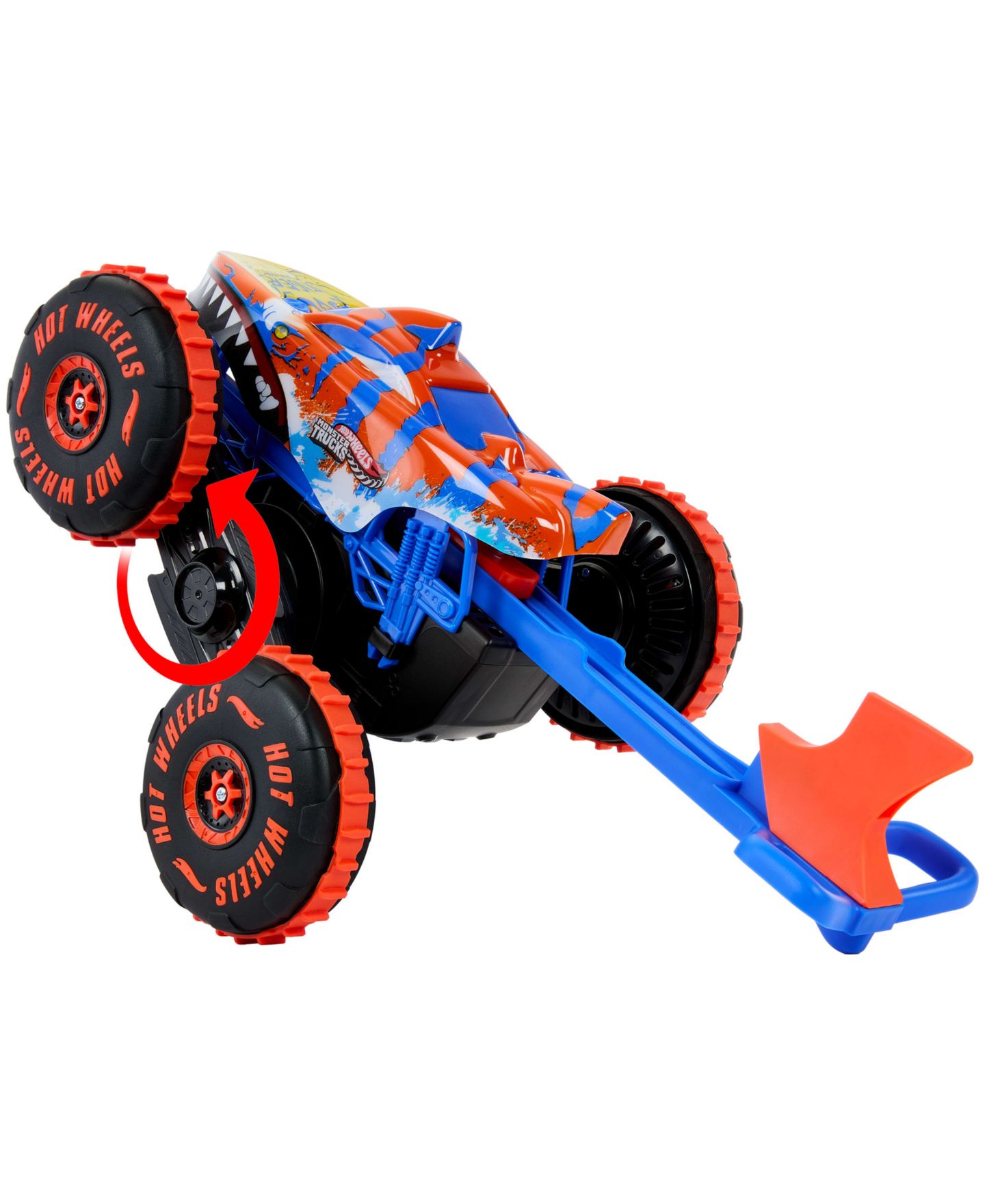 Детская игрушка Hot Wheels Monster Trucks Tiger Shark Climber RC Vehicle — фото 3