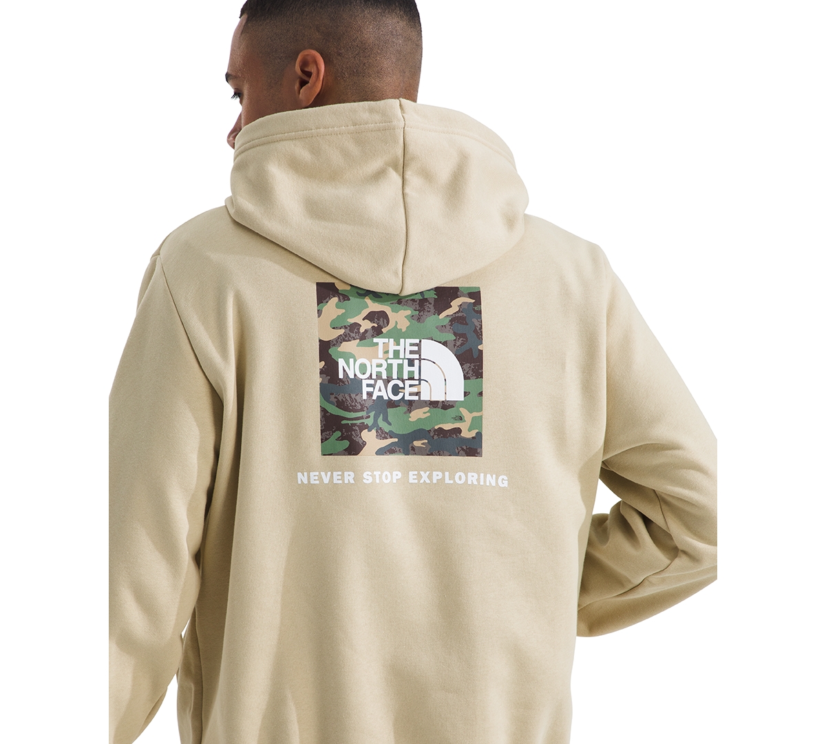 The North Face Men's Evolution Box Camo Fill Graphic Hoodie