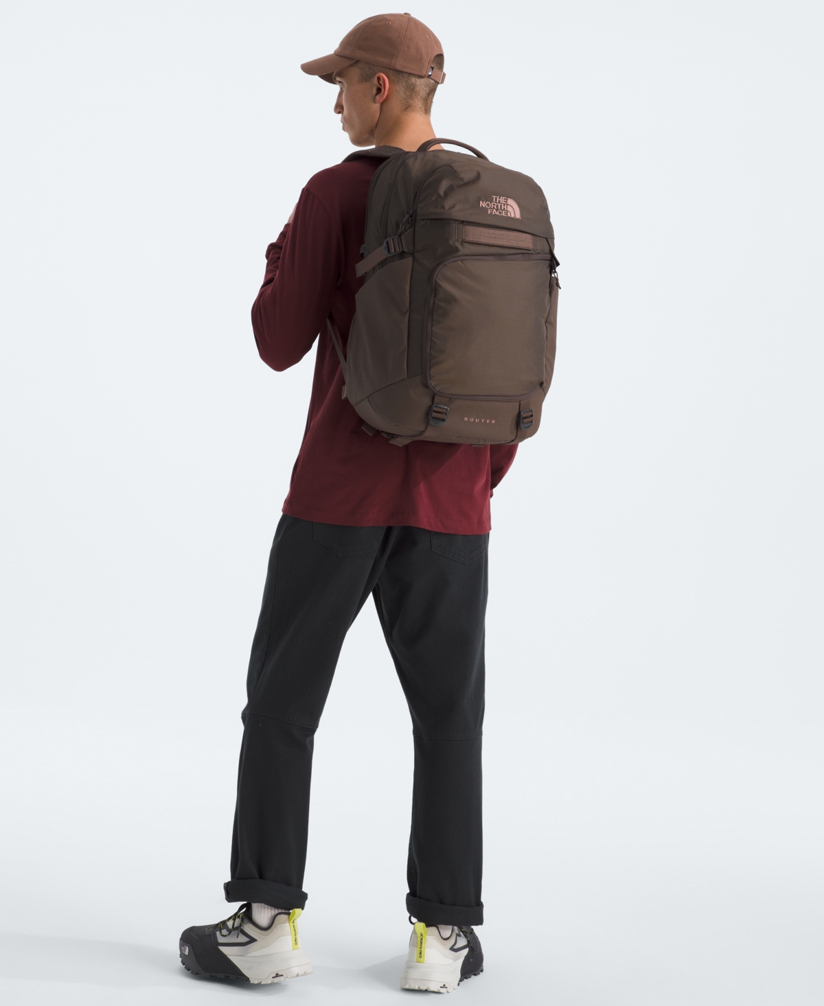 The North Face Men's Router Backpacks Messengers In Brown