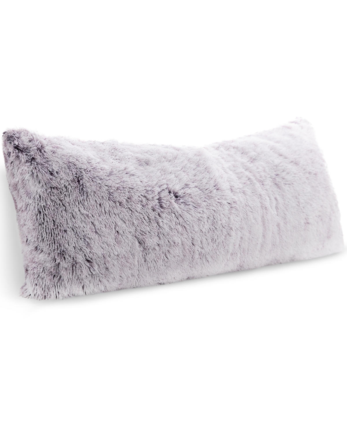 Cheer Collection Faux Fur Body Pillow, 20" X 54" In Purple