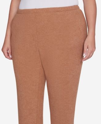 Plus Size Pull On Cozy Hatchi Sweatpants