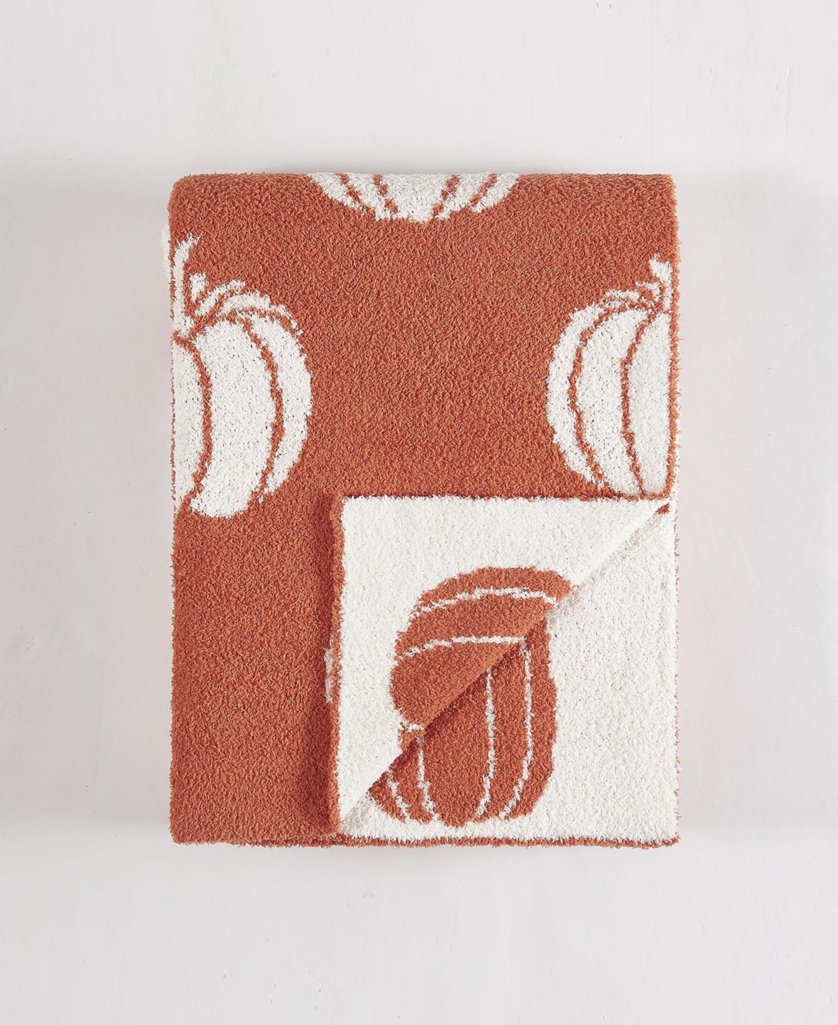 Truly Soft Cozy Reversible Throw, 50" X 70" In Brown