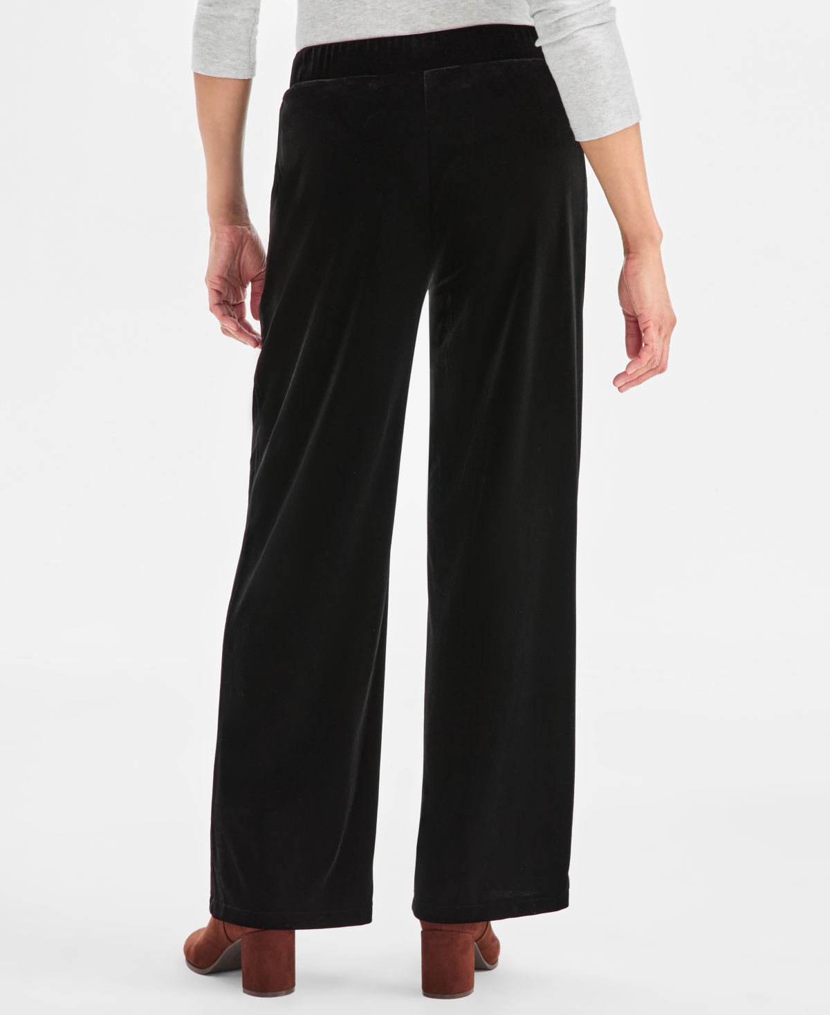 Style & Co Women's Velvet Pull-On Pants, Macy's Exclusive