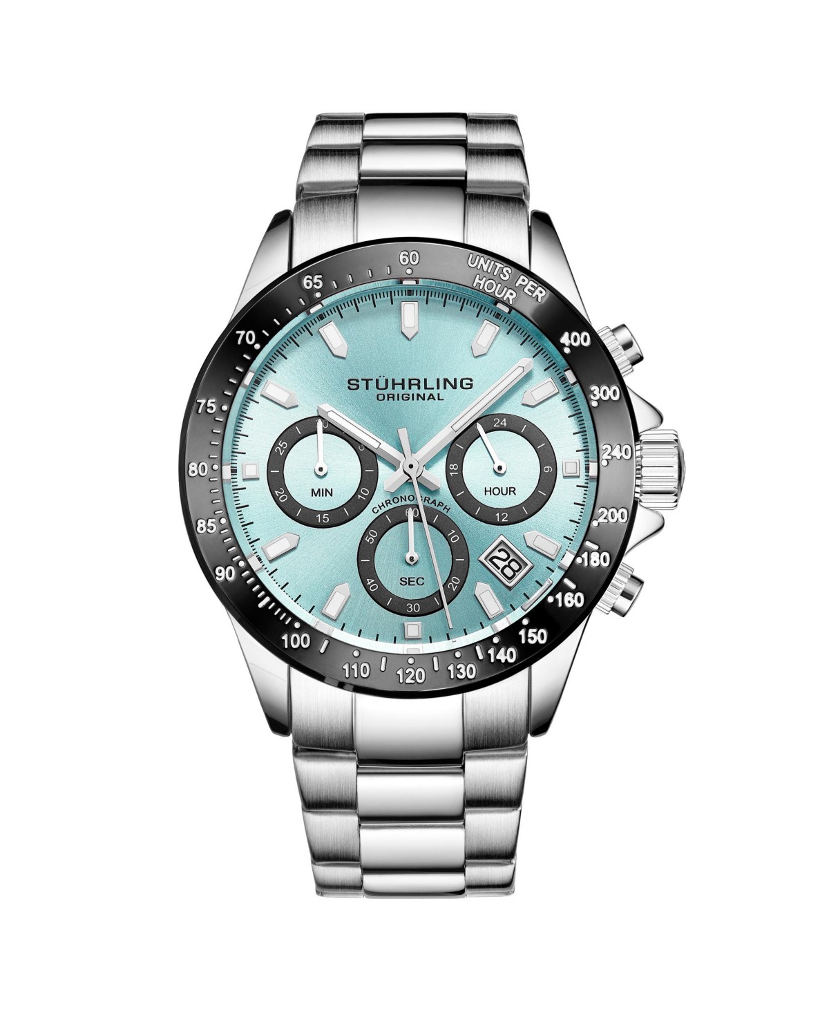 Мужские часы-хронограф Stuhrling 3960 Ice Blue — фото 2