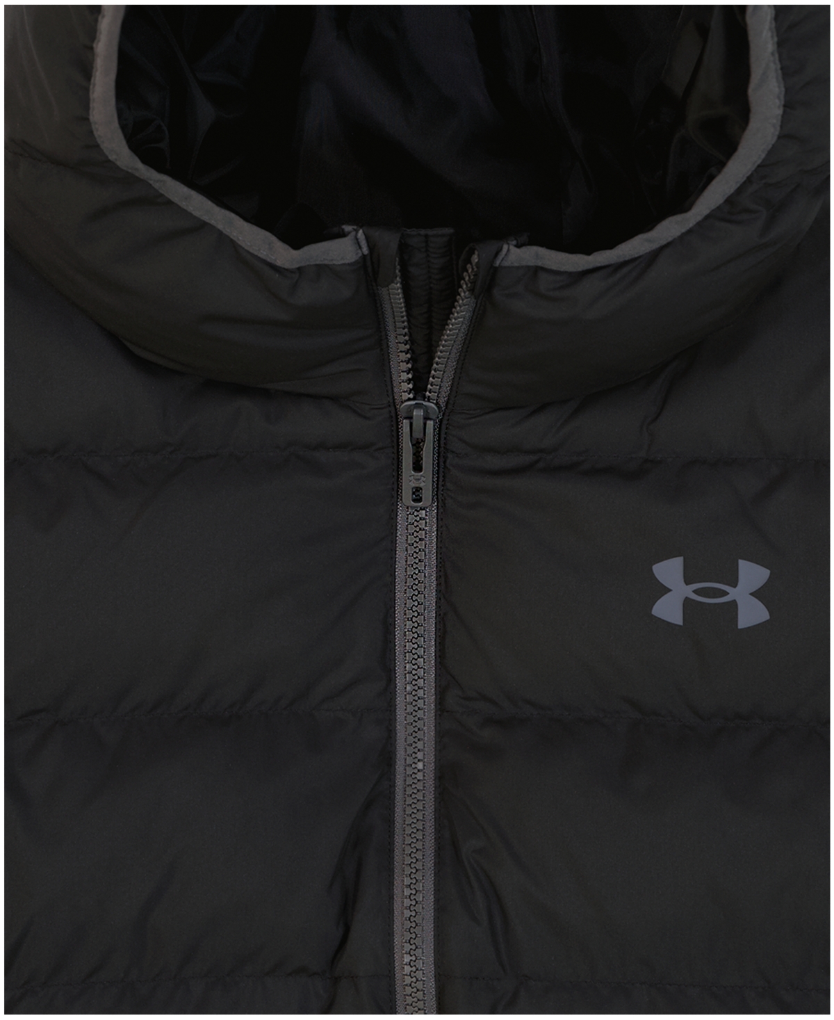 Under Armour Big Boys Pronto Hooded Puffer Jacket In Black