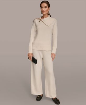 Women's Zip Neck Sweater