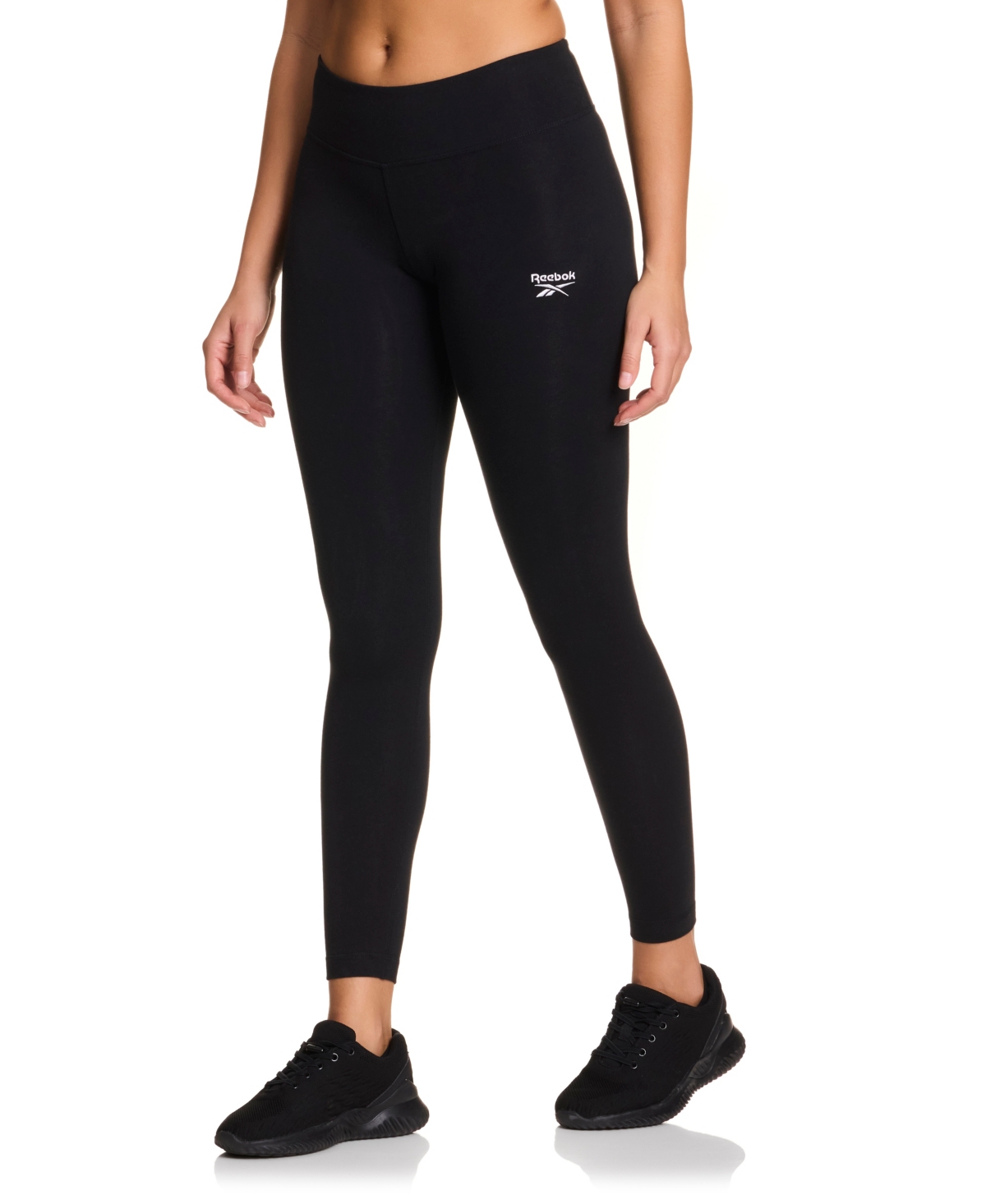 Reebok Women's Embroidered Leggings In Black