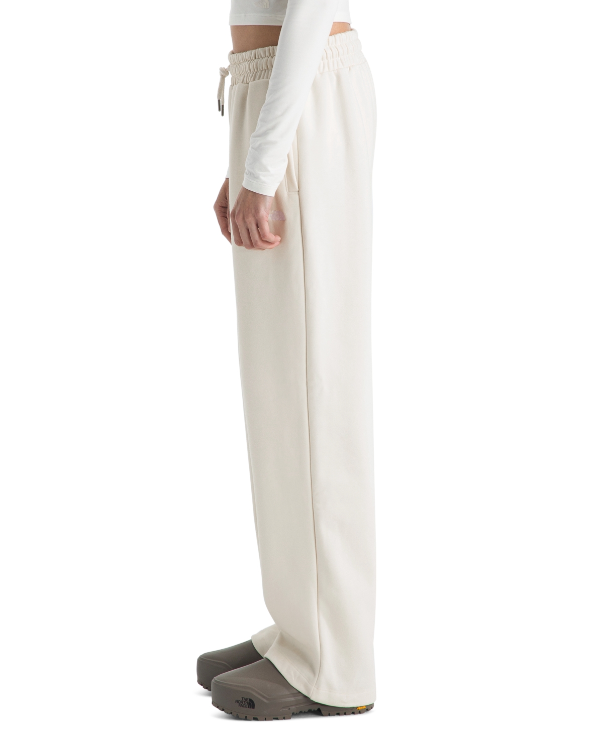 The North Face Women's Essential Simple Dome Straight Leg Sweatpants In Brown