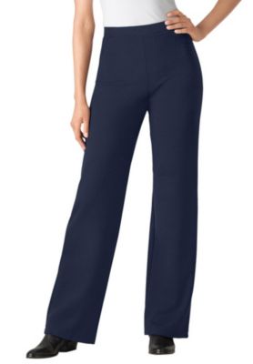 Women's Within Stretch Ponte Knit Pull-On Wide-Leg Pants