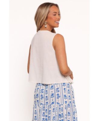 Women's Delia Pleat Tie Top