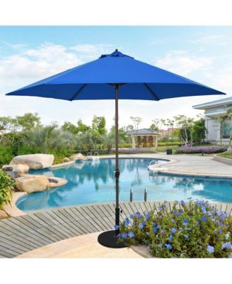 11-Foot Aluminum Market Patio Umbrella