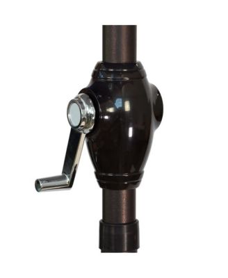 9-Foot Aluminum Market Patio Umbrella