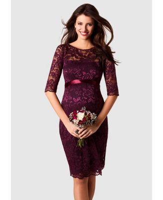 tiffany rose lace dress Tiffany Rose Amelia Lace Maternity Dress Short (Vintage Rose)