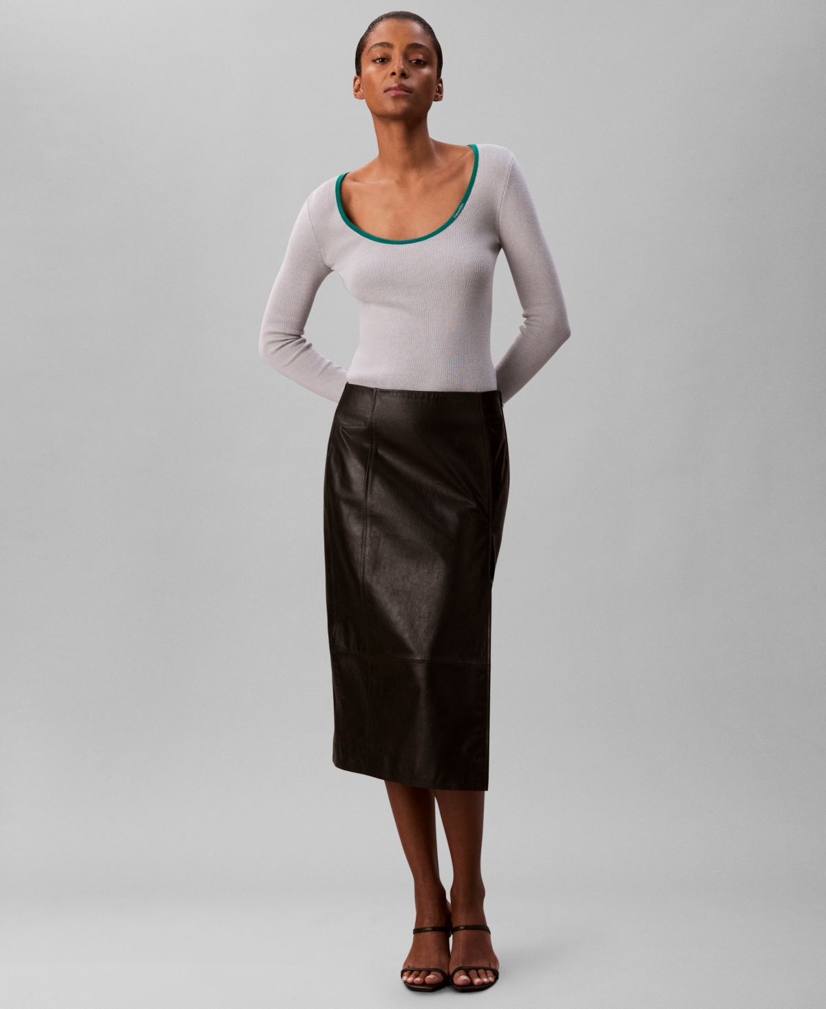 Calvin Klein Jeans Women's Long Sleeve Top