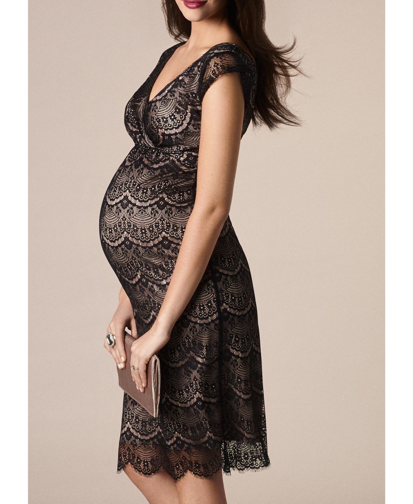 Женское платье Tiffany Rose Maternity Maternity Tiffany Rose Imogen Shift, цвет: Чёрный — фото 8