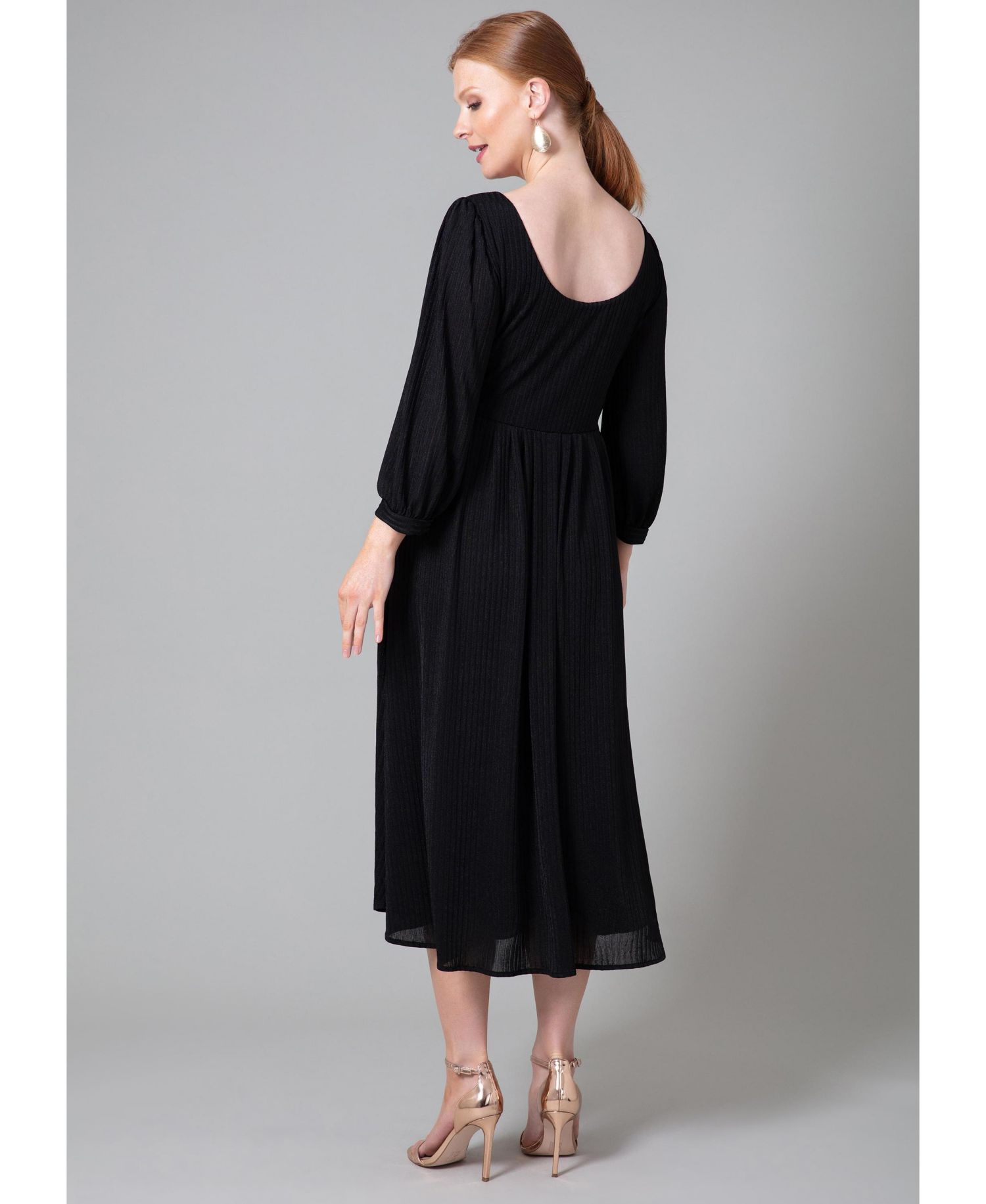 Maternity Tiffany Rose Isla Ribbed Jersey Dress