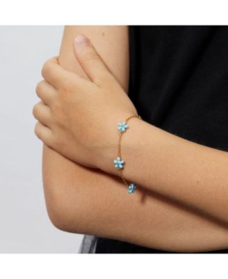 Petit Rosie Bracelet in Sky Blue