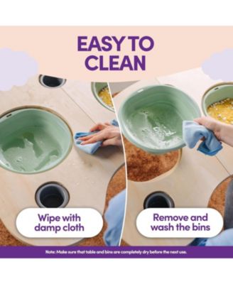 Montessori Activity Table for Toddlers, Sensory Table for Indoor Play and Learning - Activity Table for Boys & Girls