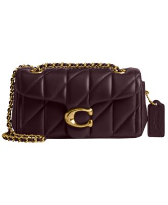 COACH - Quilted Leather Mini Tabby Shoulder Bag 20 with Chain