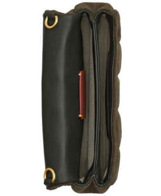 Tabby Mini Quilted Suede Crossbody Bag 19