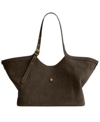 Gramercy Medium Suede Tote Bag