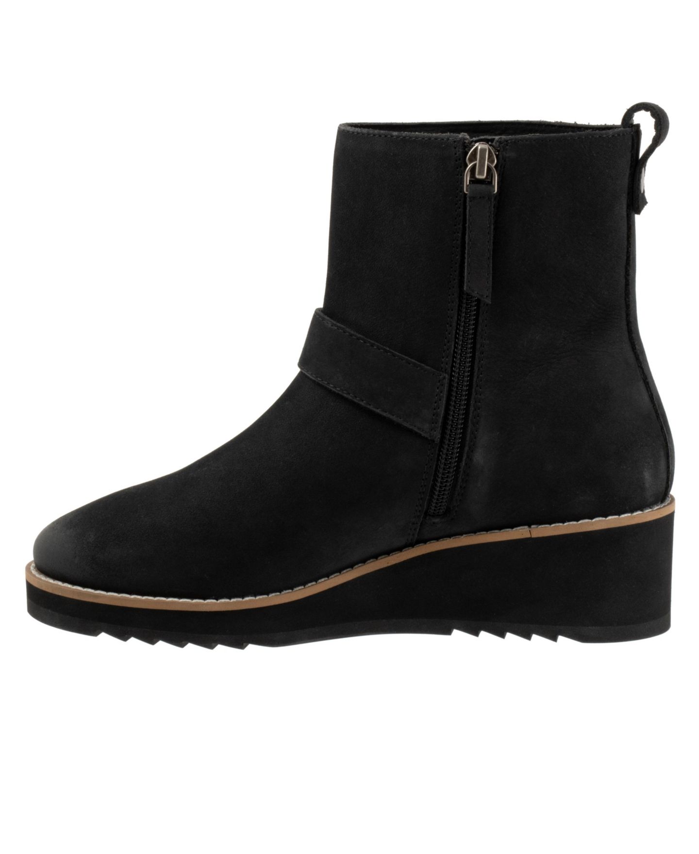 Женские ботинки SoftWalk Westland Boot, цвет: Чёрный нубуковый — фото 6