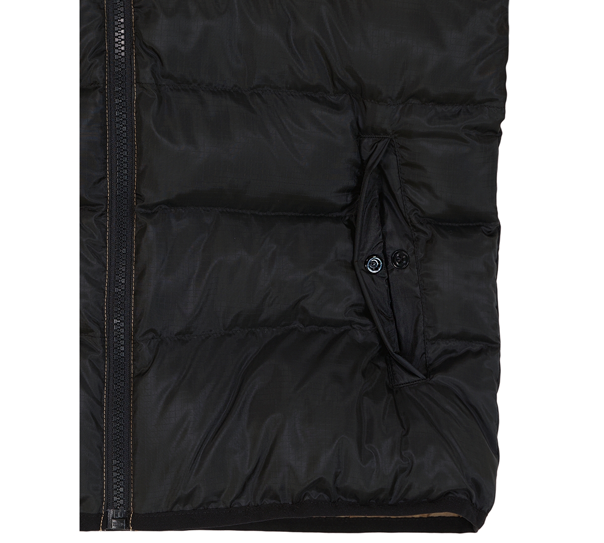 Under Armour Big Boys Pronto Color Block Full Zip Puffer Jacket In Brown