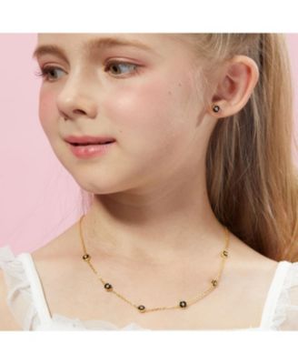 Petit Bubble Earrings in Black