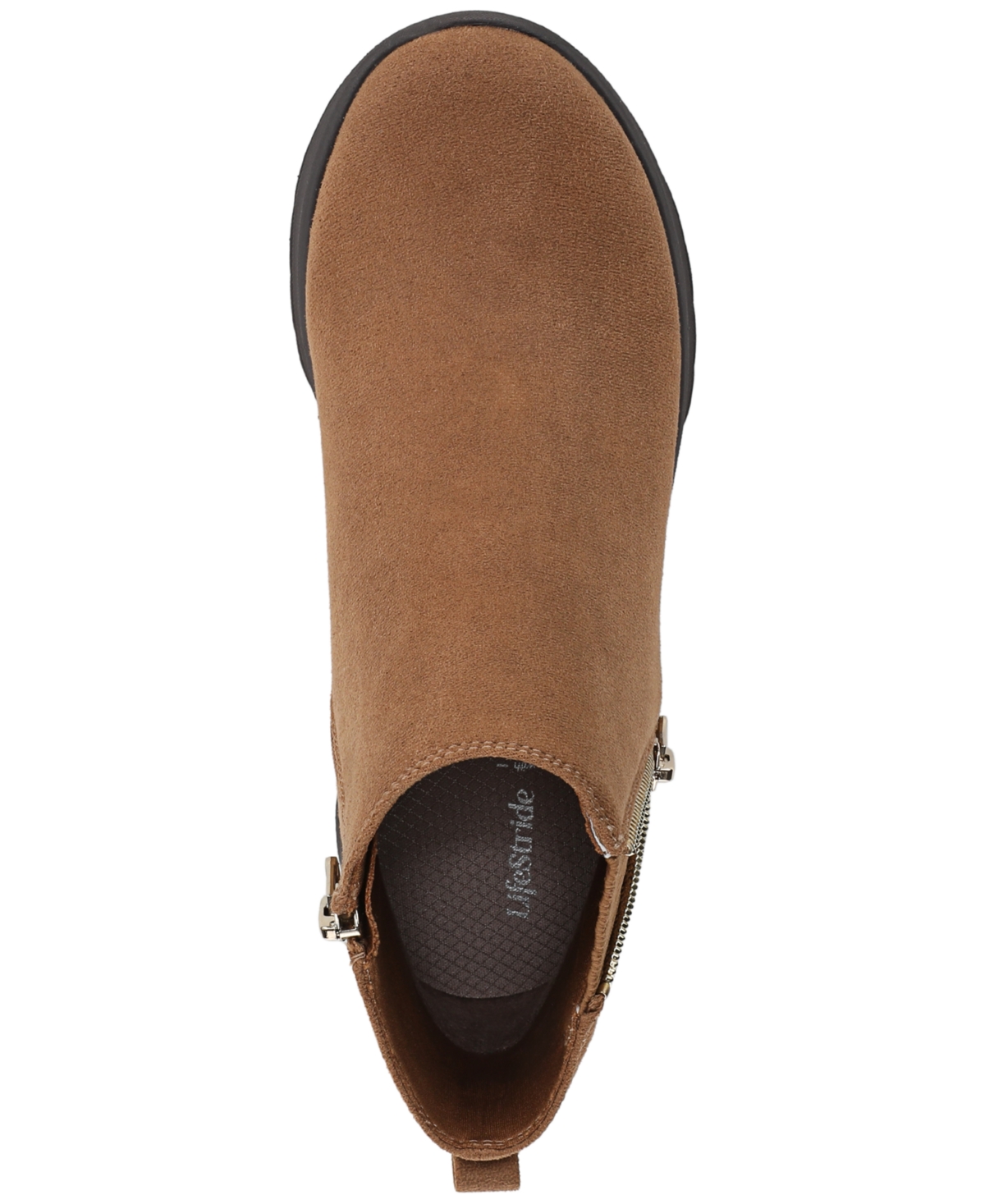 Lifestride Gage Platform Bootie In Brown