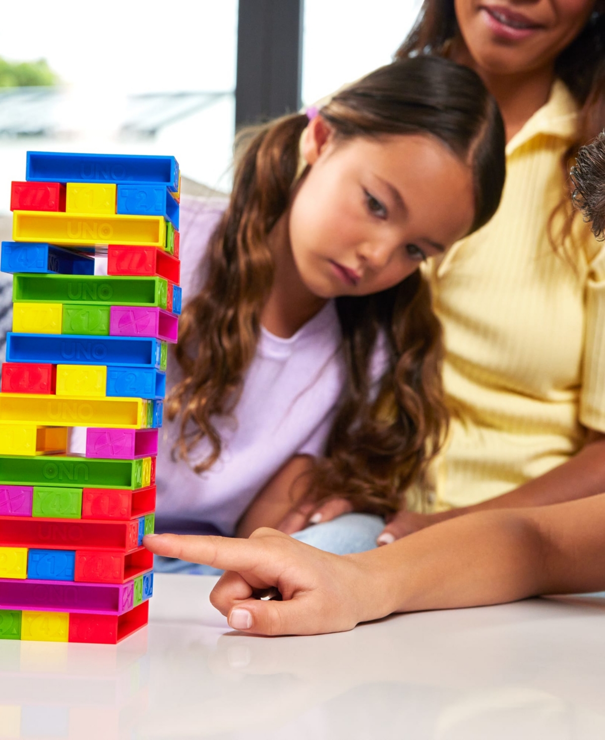 Mattel Uno Stacko Game for Kids and Family