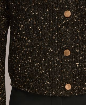 Women's Metallic Cardigan Sweater