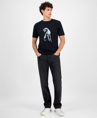 Men's Cotton Graphic Crewneck T-Shirt