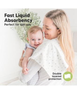 6pk Shea Baby Burp Cloths for Baby Boys and Girls, Burping Cloths for Babies, Newborn